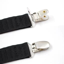 1Pair Men's Shirt Stays Leg Suspenders Strap Belt Adjustable Elastic Military Shirt Holders Tuckers Non Slip Clips Sock Garters
