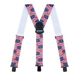 MELOTOUGH Men's Suspenders 2 Inch Wide Elastic Y Back Suspenders for Men Heavy Duty Suspender with Strong Clip for Pants