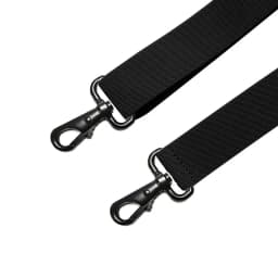 Heavy Duty Big Tall Suspenders with 4 Snap Hooks 3.5*120cm for Men Work Adjustable Elastic Trouser Brace Strap Belt Solid Black