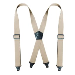 Men's Heavy Duty Big Tall Suspenders for Work, 3.8cm/1.5inch X-back 4 Strong Plastic Clips Adjustable Elastic Trouser Braces