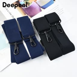 1Pc 5cm Wide Adult Men's Suspenders 4 Clip Hooks Elastic Straps Adjustable Men Braces Male Jockstrap Skirt Jeans Accessories
