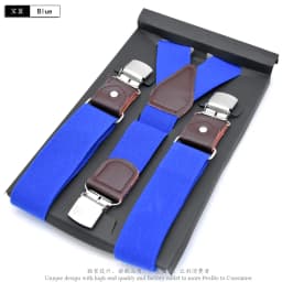 Men's Suspenders Fashion Leather Suspender Men Casual Suspensorios Trousers Strap 3.5*120cm Gift For Dad High Quality Tirantes
