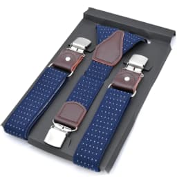 Men's Suspenders Fashion Leather Suspender Men Casual Suspensorios Trousers Strap 3.5*120cm Gift For Dad High Quality Tirantes