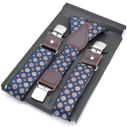 Men's Suspenders Fashion Leather Suspender Men Casual Suspensorios Trousers Strap 3.5*120cm Gift For Dad High Quality Tirantes