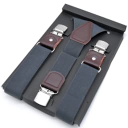 Men's Suspenders Fashion Leather Suspender Men Casual Suspensorios Trousers Strap 3.5*120cm Gift For Dad High Quality Tirantes