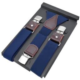 Men's Suspenders Fashion Leather Suspender Men Casual Suspensorios Trousers Strap 3.5*120cm Gift For Dad High Quality Tirantes