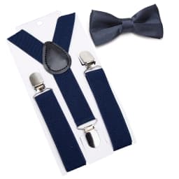 Suspenders Bowtie Set Kids Boy Girl Childrens Christmas Gift Designer Adjustable Y-Back Braces Wedding Clothing Accessories