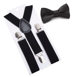 Suspenders Bowtie Set Kids Boy Girl Childrens Christmas Gift Designer Adjustable Y-Back Braces Wedding Clothing Accessories
