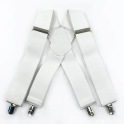 1Pc Deepeel Men's X-shaped Suspenders 5cm Wide Adult Elastic Braces 4 Clips Adjust Strap Suit Trousers Suspender Accessories
