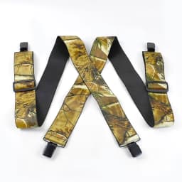 Deepeel 5*115cm Camouflage Men's Suspender 4 Clips X-Type High Elastic Adjustable Wide Suspenders Heavy Duty Trouser Pants Brace