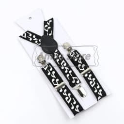 Colorful Elastic Leather Suspenders Men Kid Boys Straps Unsex Clip-on Buckle Wedding Adjustable Suspension For Shirt Accessories