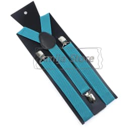Colorful Elastic Leather Suspenders Men Kid Boys Straps Unsex Clip-on Buckle Wedding Adjustable Suspension For Shirt Accessories