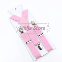 Colorful Elastic Leather Suspenders Men Kid Boys Straps Unsex Clip-on Buckle Wedding Adjustable Suspension For Shirt Accessories