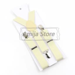 Colorful Elastic Leather Suspenders Men Kid Boys Straps Unsex Clip-on Buckle Wedding Adjustable Suspension For Shirt Accessories