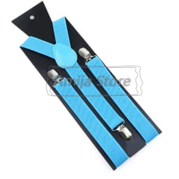Colorful Elastic Leather Suspenders Men Kid Boys Straps Unsex Clip-on Buckle Wedding Adjustable Suspension For Shirt Accessories