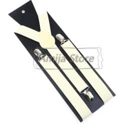 Colorful Elastic Leather Suspenders Men Kid Boys Straps Unsex Clip-on Buckle Wedding Adjustable Suspension For Shirt Accessories