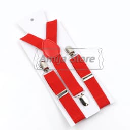 Colorful Elastic Leather Suspenders Men Kid Boys Straps Unsex Clip-on Buckle Wedding Adjustable Suspension For Shirt Accessories