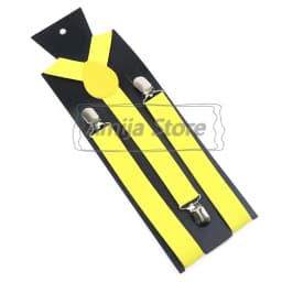 Colorful Elastic Leather Suspenders Men Kid Boys Straps Unsex Clip-on Buckle Wedding Adjustable Suspension For Shirt Accessories
