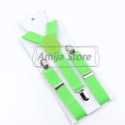 Colorful Elastic Leather Suspenders Men Kid Boys Straps Unsex Clip-on Buckle Wedding Adjustable Suspension For Shirt Accessories