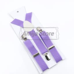 Colorful Elastic Leather Suspenders Men Kid Boys Straps Unsex Clip-on Buckle Wedding Adjustable Suspension For Shirt Accessories