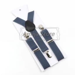 Colorful Elastic Leather Suspenders Men Kid Boys Straps Unsex Clip-on Buckle Wedding Adjustable Suspension For Shirt Accessories