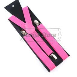 Colorful Elastic Leather Suspenders Men Kid Boys Straps Unsex Clip-on Buckle Wedding Adjustable Suspension For Shirt Accessories