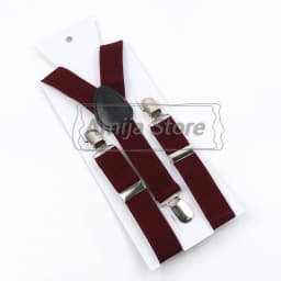 Colorful Elastic Leather Suspenders Men Kid Boys Straps Unsex Clip-on Buckle Wedding Adjustable Suspension For Shirt Accessories