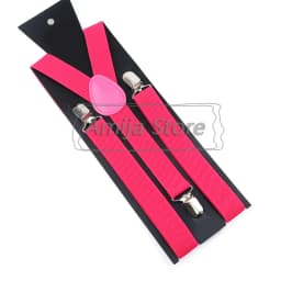 Colorful Elastic Leather Suspenders Men Kid Boys Straps Unsex Clip-on Buckle Wedding Adjustable Suspension For Shirt Accessories
