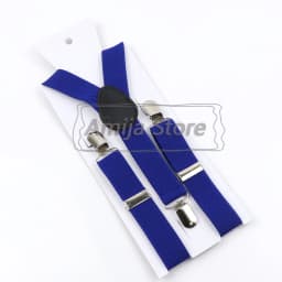 Colorful Elastic Leather Suspenders Men Kid Boys Straps Unsex Clip-on Buckle Wedding Adjustable Suspension For Shirt Accessories