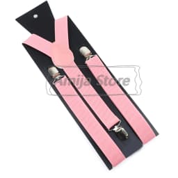 Colorful Elastic Leather Suspenders Men Kid Boys Straps Unsex Clip-on Buckle Wedding Adjustable Suspension For Shirt Accessories