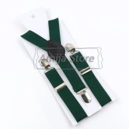 Colorful Elastic Leather Suspenders Men Kid Boys Straps Unsex Clip-on Buckle Wedding Adjustable Suspension For Shirt Accessories