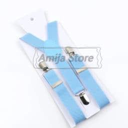 Colorful Elastic Leather Suspenders Men Kid Boys Straps Unsex Clip-on Buckle Wedding Adjustable Suspension For Shirt Accessories