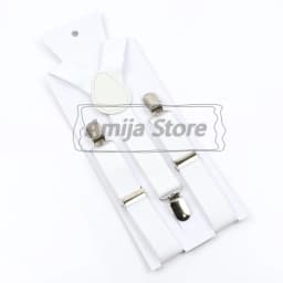 Colorful Elastic Leather Suspenders Men Kid Boys Straps Unsex Clip-on Buckle Wedding Adjustable Suspension For Shirt Accessories