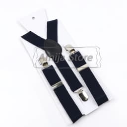 Colorful Elastic Leather Suspenders Men Kid Boys Straps Unsex Clip-on Buckle Wedding Adjustable Suspension For Shirt Accessories