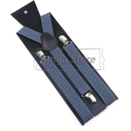 Colorful Elastic Leather Suspenders Men Kid Boys Straps Unsex Clip-on Buckle Wedding Adjustable Suspension For Shirt Accessories