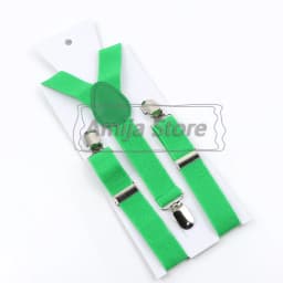 Colorful Elastic Leather Suspenders Men Kid Boys Straps Unsex Clip-on Buckle Wedding Adjustable Suspension For Shirt Accessories