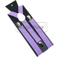 Colorful Elastic Leather Suspenders Men Kid Boys Straps Unsex Clip-on Buckle Wedding Adjustable Suspension For Shirt Accessories