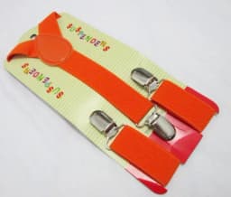 2021 New Fashion Black Plain Color Children /Kids Adjustable Clip-on Y-back Suspenders Braces For Boy and Girls For 1-8 Years