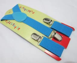 2021 New Fashion Black Plain Color Children /Kids Adjustable Clip-on Y-back Suspenders Braces For Boy and Girls For 1-8 Years