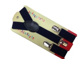 2021 New Fashion Black Plain Color Children /Kids Adjustable Clip-on Y-back Suspenders Braces For Boy and Girls For 1-8 Years