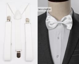 Suspenders Bow Tie Set Men Fashion Suspensorio for Man Boy Women Bowtie Braces Trousers Tirantes Wedding Leisure Shirt Stays