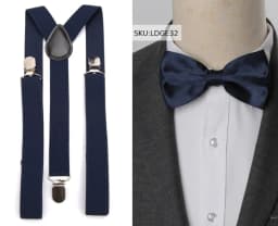 Suspenders Bow Tie Set Men Fashion Suspensorio for Man Boy Women Bowtie Braces Trousers Tirantes Wedding Leisure Shirt Stays