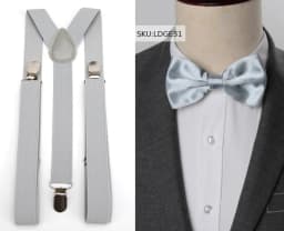 Suspenders Bow Tie Set Men Fashion Suspensorio for Man Boy Women Bowtie Braces Trousers Tirantes Wedding Leisure Shirt Stays