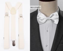 Suspenders Bow Tie Set Men Fashion Suspensorio for Man Boy Women Bowtie Braces Trousers Tirantes Wedding Leisure Shirt Stays