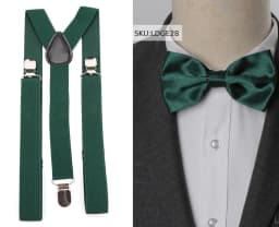 Suspenders Bow Tie Set Men Fashion Suspensorio for Man Boy Women Bowtie Braces Trousers Tirantes Wedding Leisure Shirt Stays