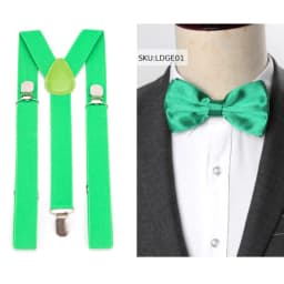 Suspenders Bow Tie Set Men Fashion Suspensorio for Man Boy Women Bowtie Braces Trousers Tirantes Wedding Leisure Shirt Stays