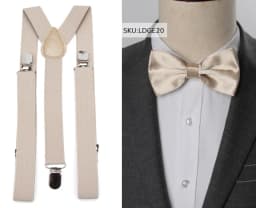 Suspenders Bow Tie Set Men Fashion Suspensorio for Man Boy Women Bowtie Braces Trousers Tirantes Wedding Leisure Shirt Stays