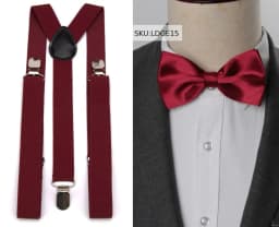 Suspenders Bow Tie Set Men Fashion Suspensorio for Man Boy Women Bowtie Braces Trousers Tirantes Wedding Leisure Shirt Stays