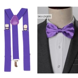 Suspenders Bow Tie Set Men Fashion Suspensorio for Man Boy Women Bowtie Braces Trousers Tirantes Wedding Leisure Shirt Stays