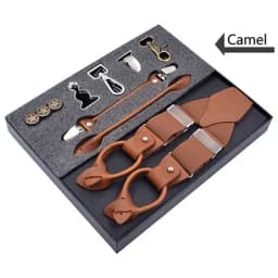 Deepeel 3.5*125cm Adult Men's Suspenders 3/6 Clips Harness Man Fashion Suspender for Pants DIY Elastic Braces Male Jockstrap